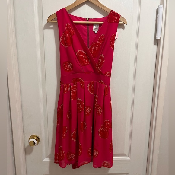 Twik pink rosette party dress - Picture 1 of 3